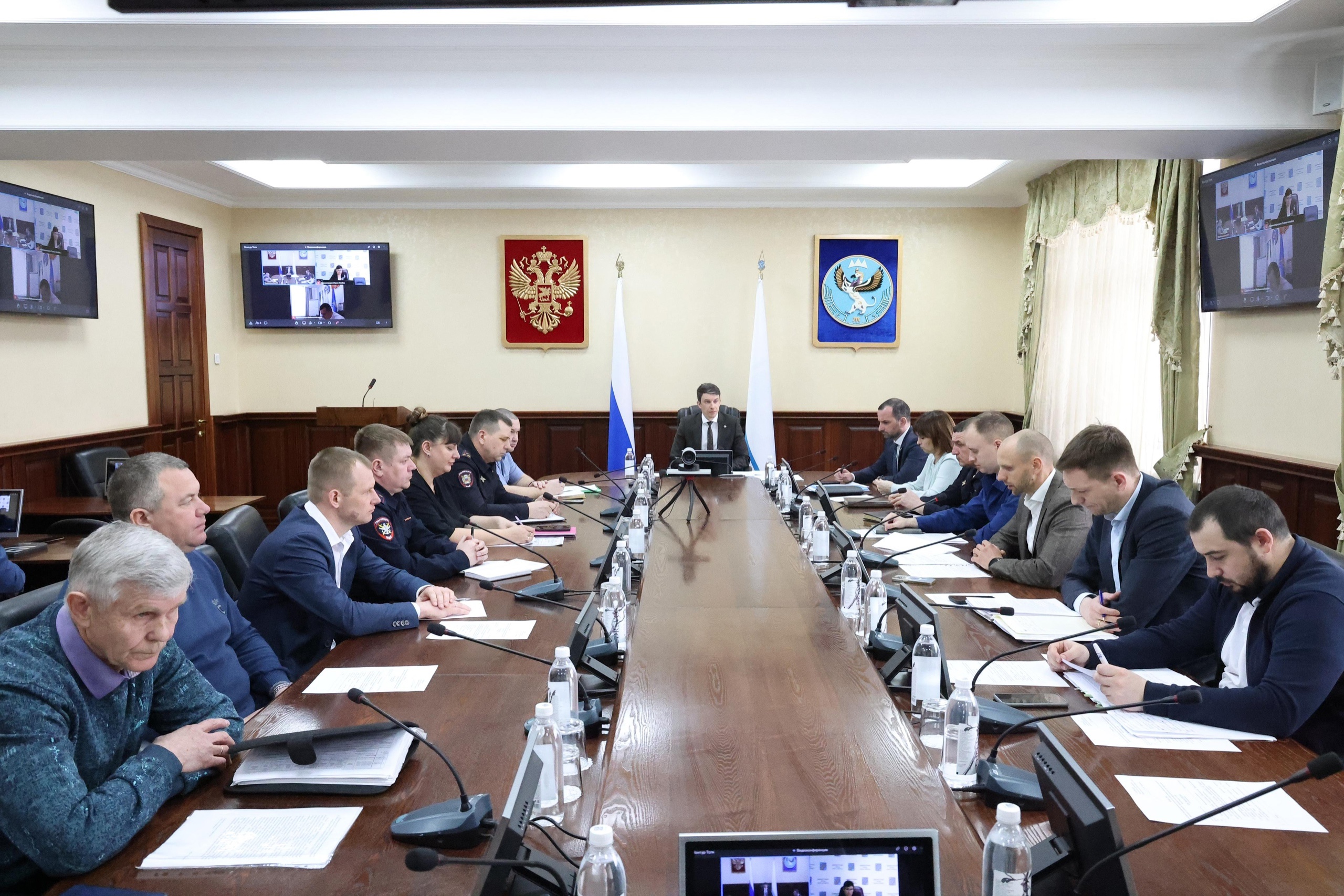 Заседание Координационного совета по обеспечению безопасности людей на транспорте и объектах транспортной инфраструктуры на территории Республики Алтай